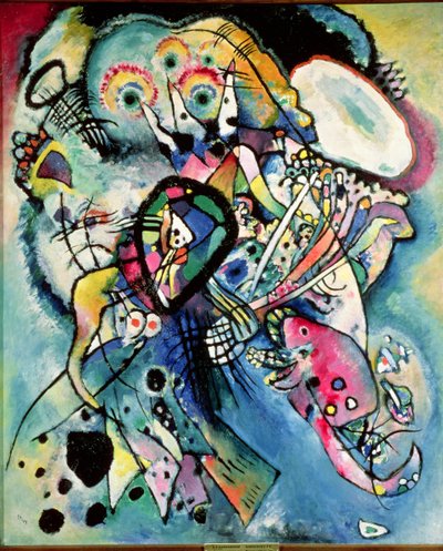 Compositie No.218, 1919 door Wassily Kandinsky